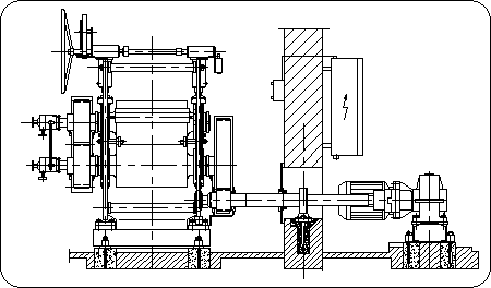 Vertical two-roll mills 